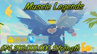 ROBLOX Muscle Legends Pet ve Aura Bug (674B Strength) 💪💪