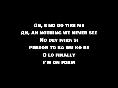 ON FORM Karaoke - Burna Boy