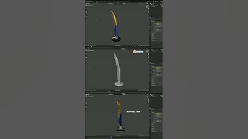 I Made an Animated Robotic Hydraulic Arm in Blender3D  #3danimation #blender3d  #roboticarm