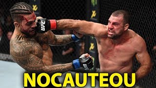 Resultado da luta entre Mauricio Shogun Rua e Tyson Pedro. CARD PRI...