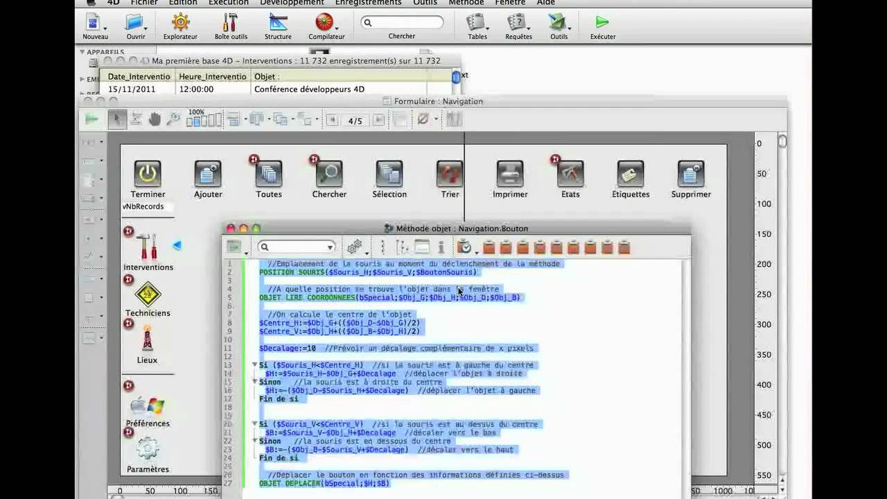 Autoformation 4D v13 : Événements - YouTube