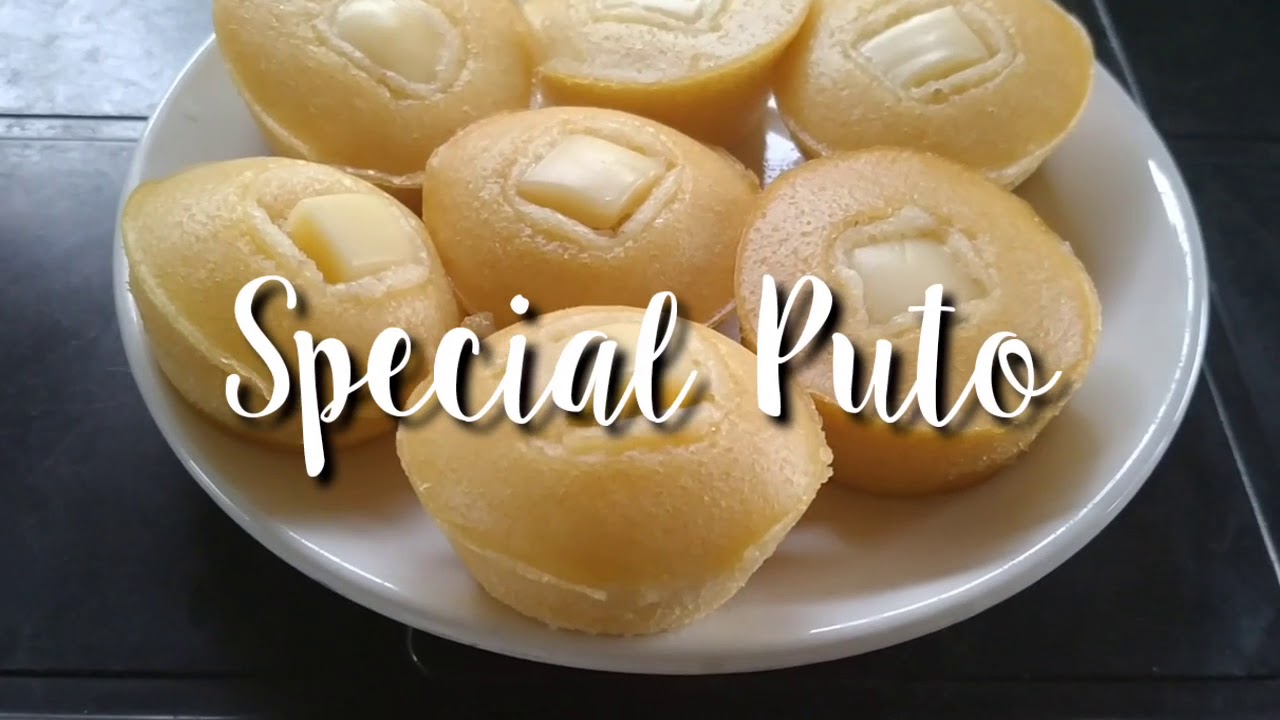 How to make simple special puto - YouTube