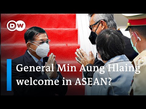 ASEAN leaders meet with head of Myanmar's military junta - DW News.