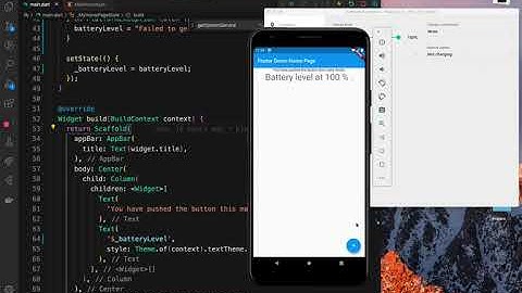 Battery Manager Platform Channels Android Flutter