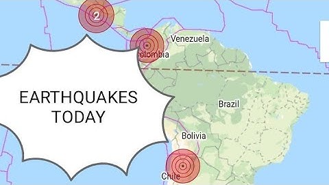 Earthquakes Today - American Continent