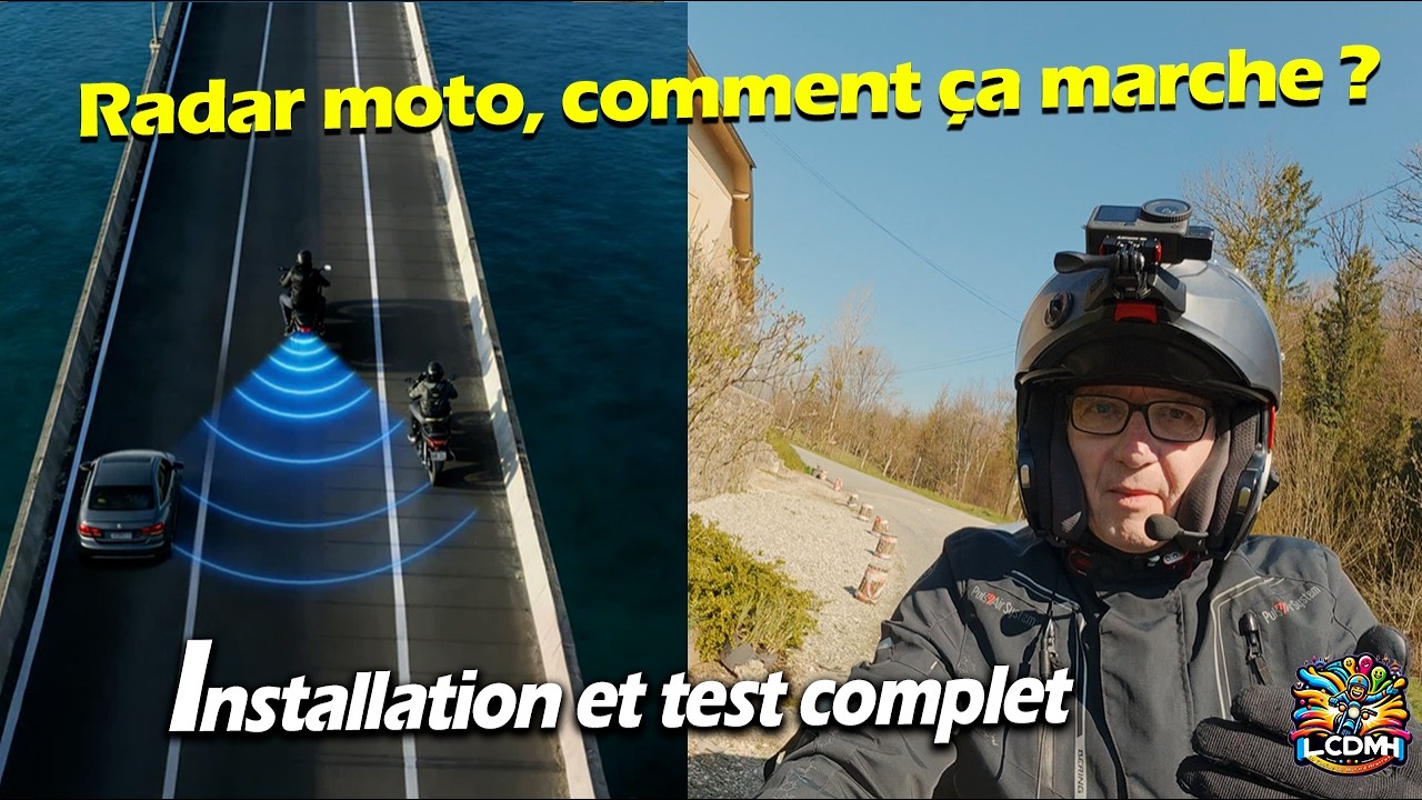 radar moto Innovv angle mort détection installation fonctionnement