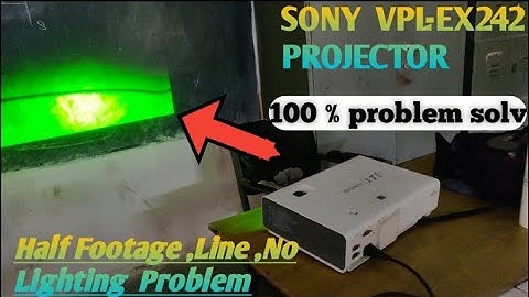 📽️ SONY VPLEX242 PROJECTOR // Half Footage,Line,No Lighting Problem /How to repair Projector.