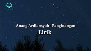 Panginangan _Anang Ardiansyah _LIRIK