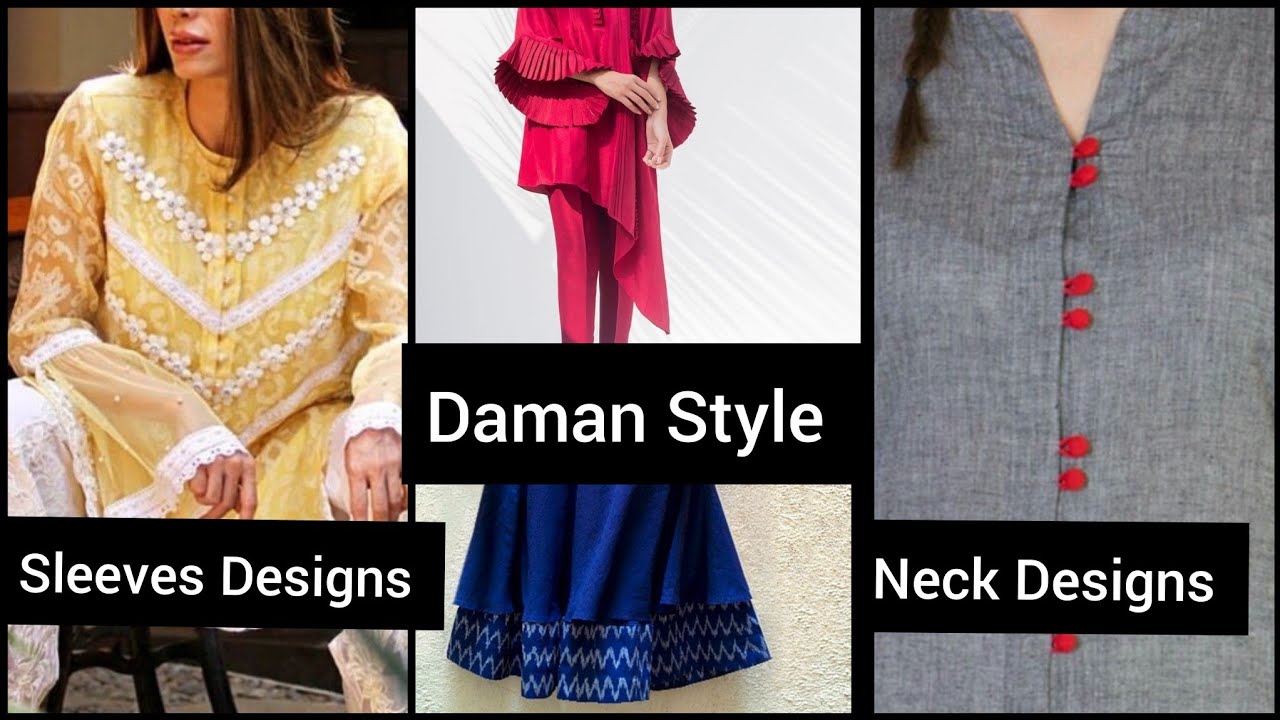 2020 Trending & Most Demanding Sleeves, daman, Neck  & Dress Designs Idea's