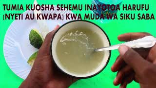 ONDOA HARUFU MBAYA MWILINI. REMOVE BAD SMELL.