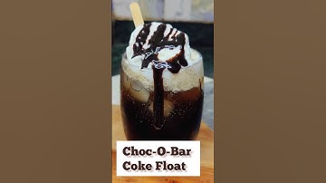 Restaurant Style Choc-o-bar Coke Float | Icecream Soda 🥤 at home #shorts #ytshorts #cokefloat #soda
