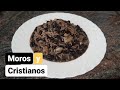 Moros y cristianos. Plato típico cubano.