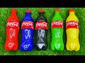 EXPERIMENT: Big Toothpaste Eruption from Giant Coca-Cola Rocket, Mtn Dew, Fanta, Cola and Mentos