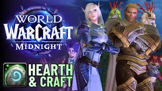 Hearth & Craft: Episode 2 - Gaming Room | Housing Competition w/ @ElphieeGames | WoW Midnight