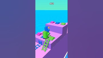 Ladder Race ✨✨❤️🥳🥳#short 3D Games HD Games #MobileGame #OpGameplay (Android & IOS) #shorts #short