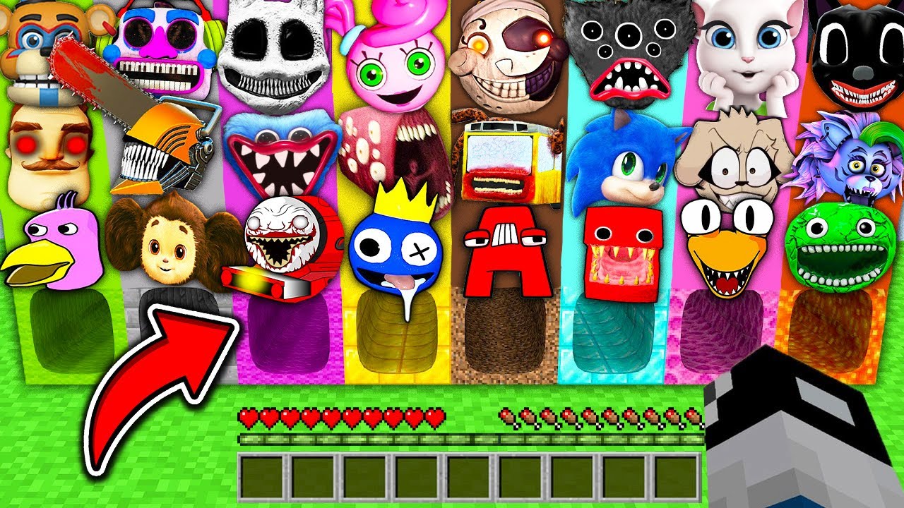 МАЙНКРАФТ СБОРНИК СЕРИЙ: ВЫБЕРИ КРУГЛЫЙ ТОННЕЛЬ SCP MINECRAFT ЧЕБУРАШКА БОКСИ БУ ЧУ ЧУ ЧАРЛЬЗ РАКУН