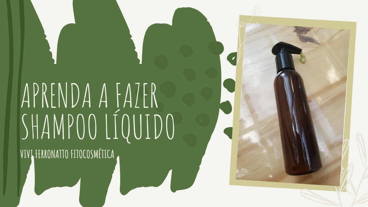 Shampoo Líquido Natural e Vegano para uso diário - Vivi Ferronatto Fitocosmética