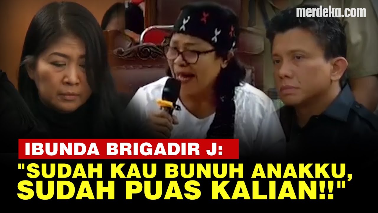 [FULL] Suara Kemarahan Rosti Ibu Brigadir J Kepada Putri & Sambo: Kau Bunuh Anakku, Terlalu Kejam!