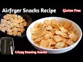 1 cup Rice Flour Instant Airfryer Snacks Recipe | Airfryer Recipes | Crispy Storable Evening Snack