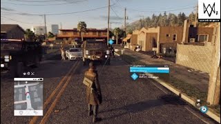 Watch Dogs 2 huge street gangs vs police shootout