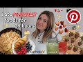 I Ate PINTEREST FOODS For 24 Hours Recipes Inspo Healthy I Ate PINTEREST FOODS For 24 Hours Recipes Inspo Healthy