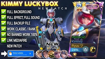 Script Skin Kimmy Luckybox - Astrocat No Password | Full Effect Voice | Patch Terbaru