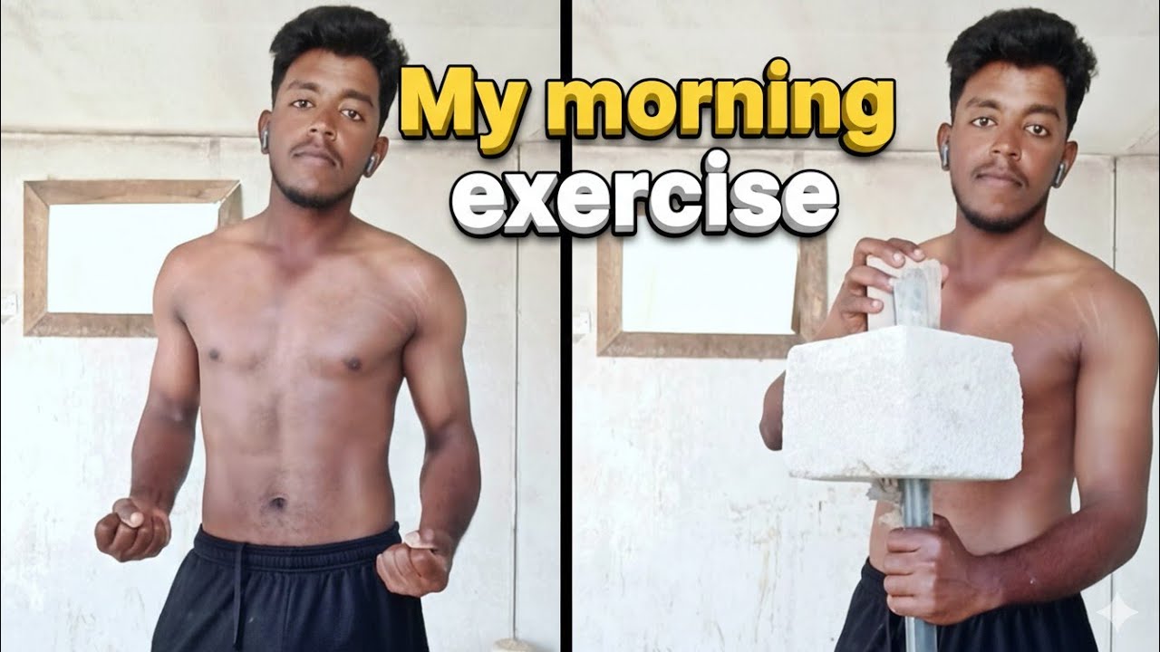 My morning exercise 💪  @Mugeshspeaking. 