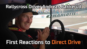 Rallycross professional tries Simucube 2 very first time. See Andreas Bakkerud