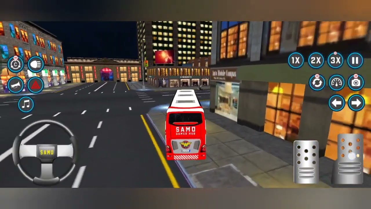 Offline Coach Bus Driving Game | City Bus Game Video Best Bus Simulator Games For Android Gameplay