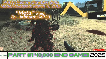 WAW Custom Zombies Solo▐ "Metal" Map Part #1