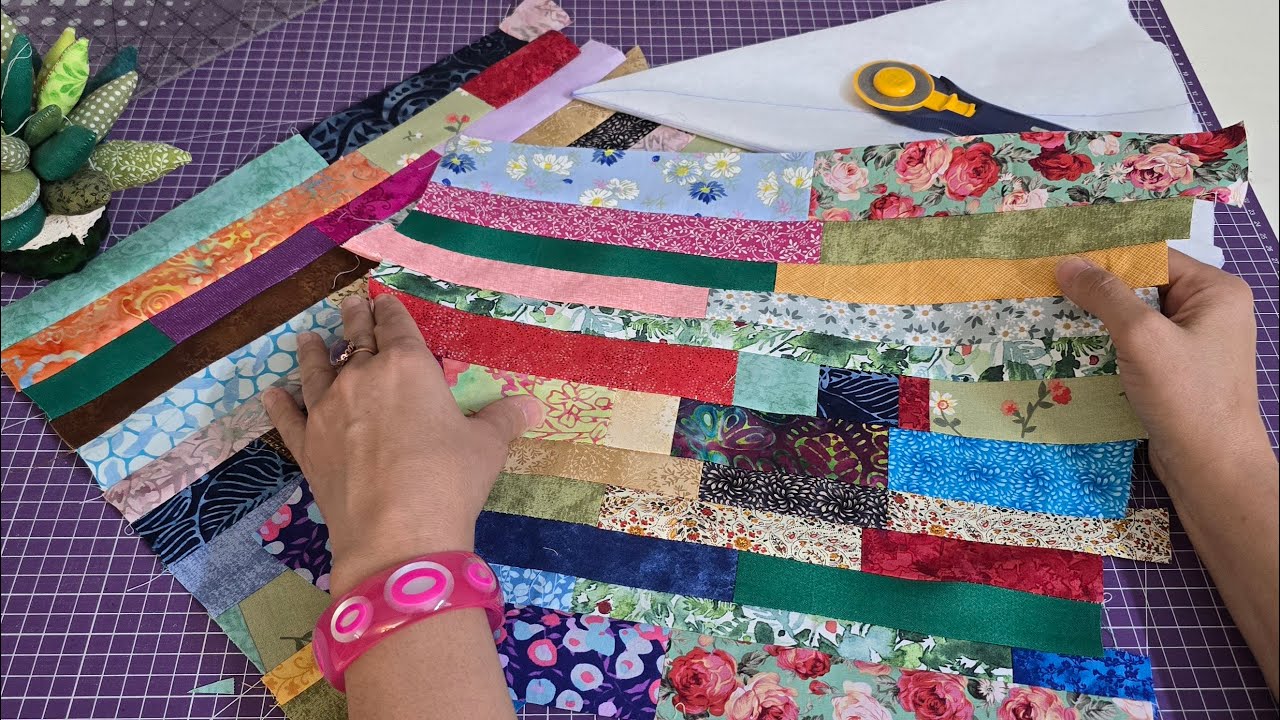 Honestly You’ll Never Find any Better Way Ever to Turn scrap Fabric into stunning quilt idea