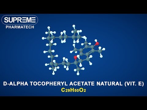 Video: Alpha-tocopherolacetat - Instruktioner, Anvendelse