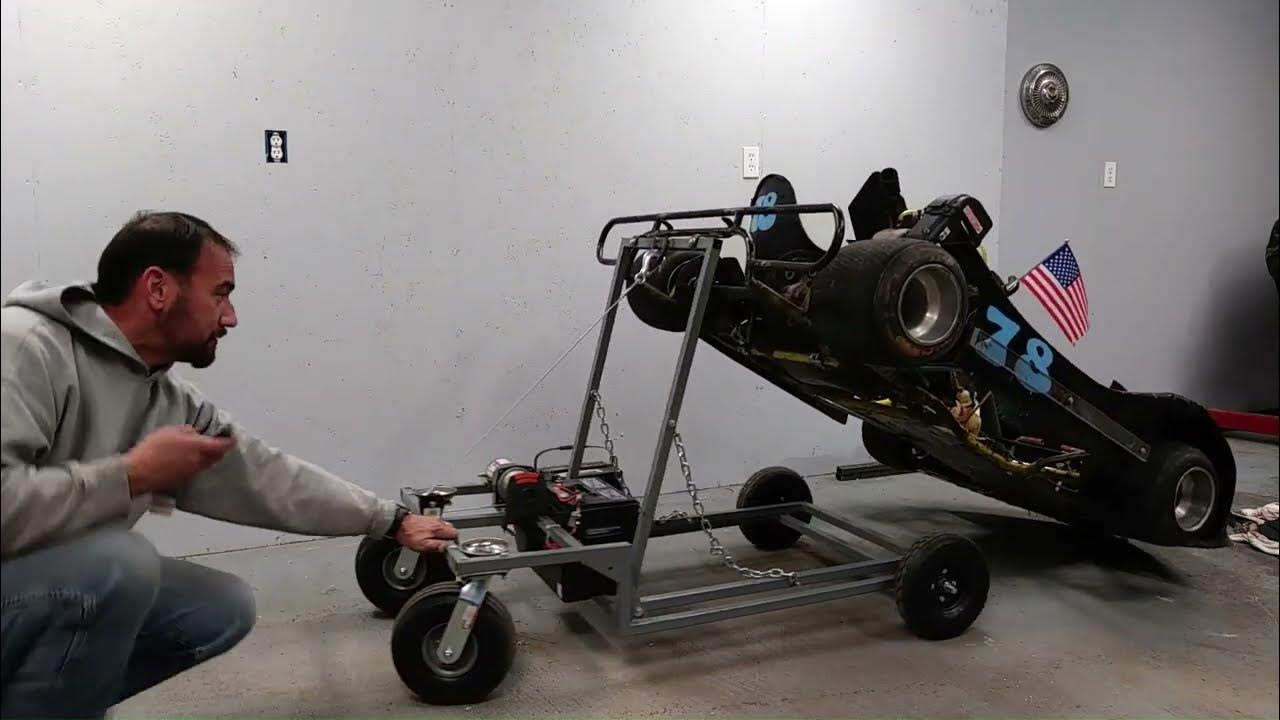 Racing GoKarts and Building an Electric DIY kart stand! YouTube