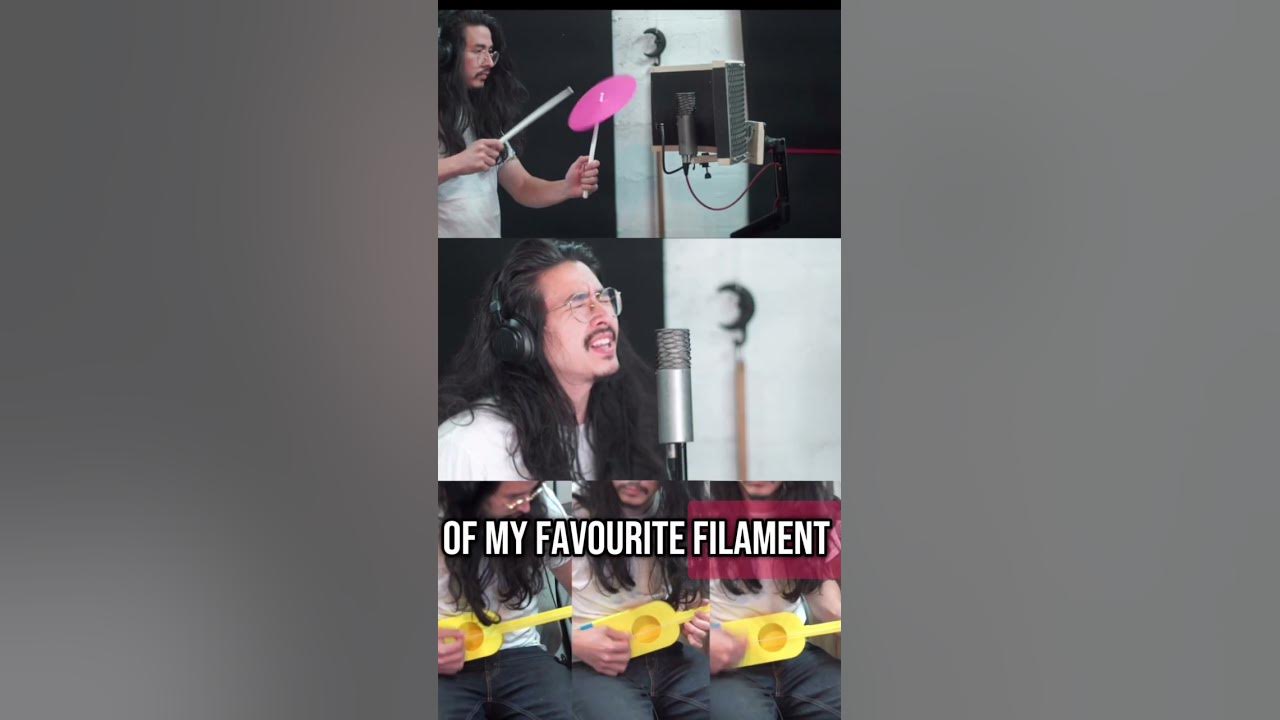 I wrote a song about 3d printing and recorded it with only 3d printed instruments #music #3dprinting
