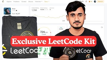 LeetCode Exclusive Kit🤩 | T-Shirt, Key Chain, Stickers, and Coaster🔥🤩