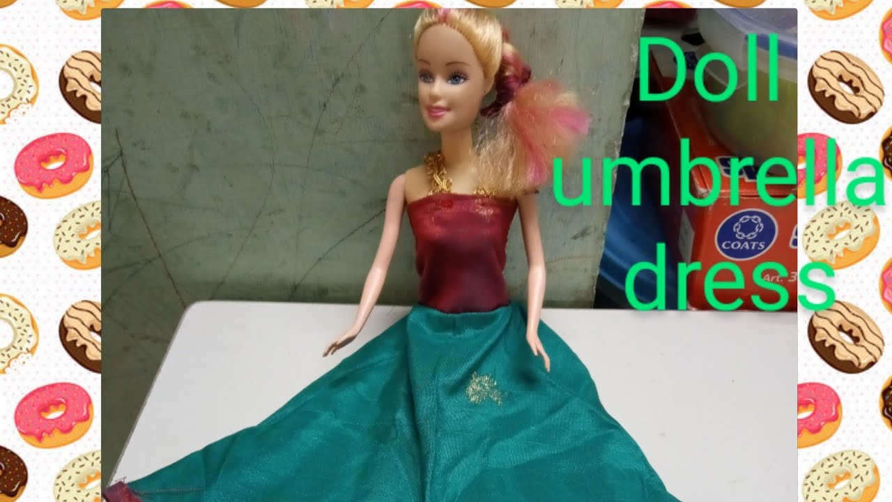 doll dress making easy/dolldressmaking dress easy way 👸👗/doll dress