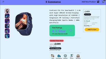E Commerce Application | Coding Ninjas | React Skill Test