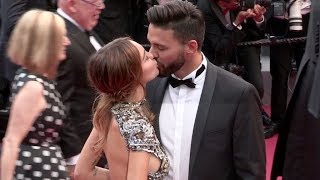 Nabilla Benattia and Thomas Vergara on the red carpet for the Premiere of Solo: A Star Wars Story in