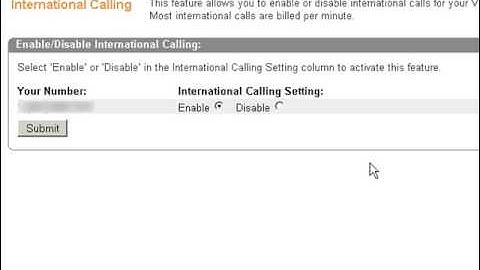 Vonage International Call Block Feature