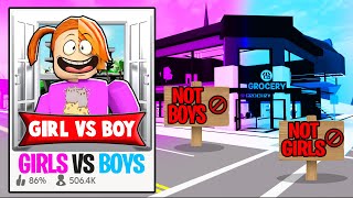 Boys vs Girls Brookhaven In Roblox!