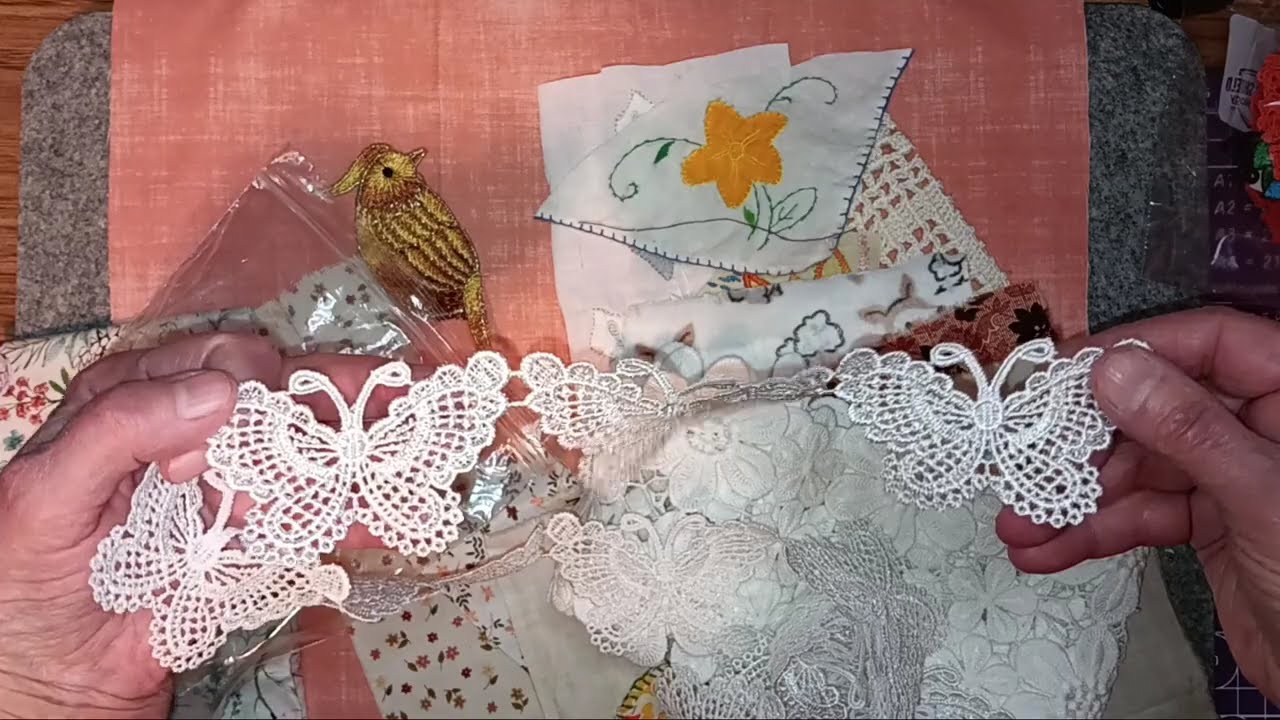 New Slow Stitching Wall Hanging Part 1