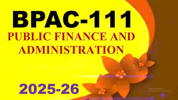 IGNOU BPAC-111 Solved Assignment English Medium 2025-26 For July 2025 and January 2026 Sessions