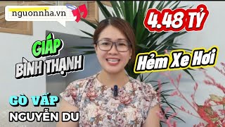 Bán nhà giáp Bình Thạnh gần ĐH Văn Lang, ĐH Công nghiệp 4, ngay chợ Gò Vấp