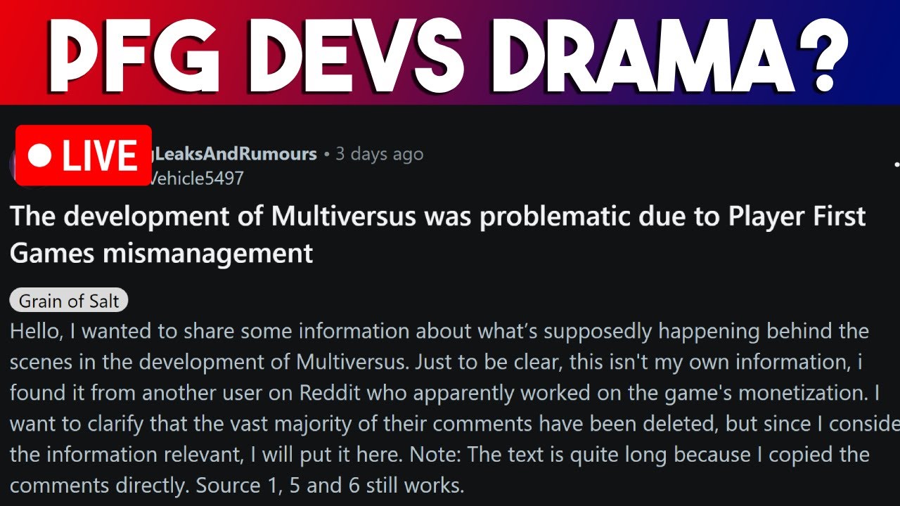 MultiVersus Failed Due To Problematic Developers? - YouTube