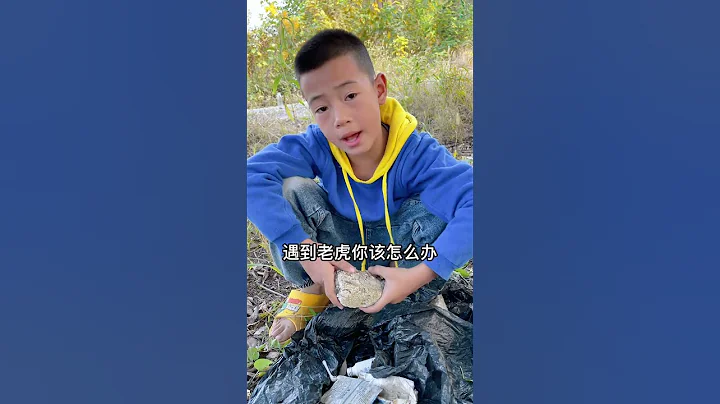 儿子的灵魂拷问：遇到老虎怎么办!跪下来叫爸爸，虎毒不食子！！#快乐父子#搞笑#fyp#生活 - 天天要闻