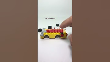 LEGO Speed Build - School Bus (LEGO Polybag Mini Monthly Build 40216) Speed Build #Shorts