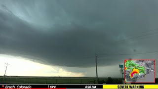 Photogenic Supercells Track Across Colorado - LIVE As It Happened!