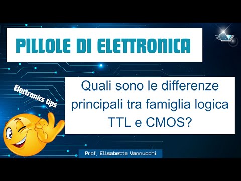 Video: Qual è la differenza tra le famiglie logiche CMOS e TTL?