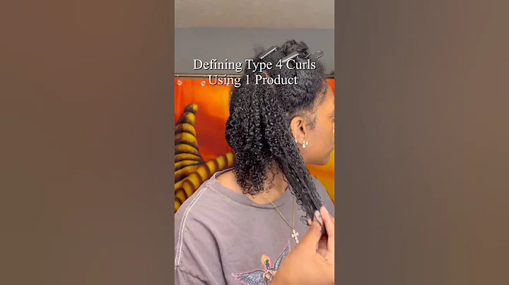 DEFINING TYPE 4 HAIR USING 1 PRODUCT ​⁠@AuntJackiesCurlsCoils #type4hair #naturalhair #curlyhair