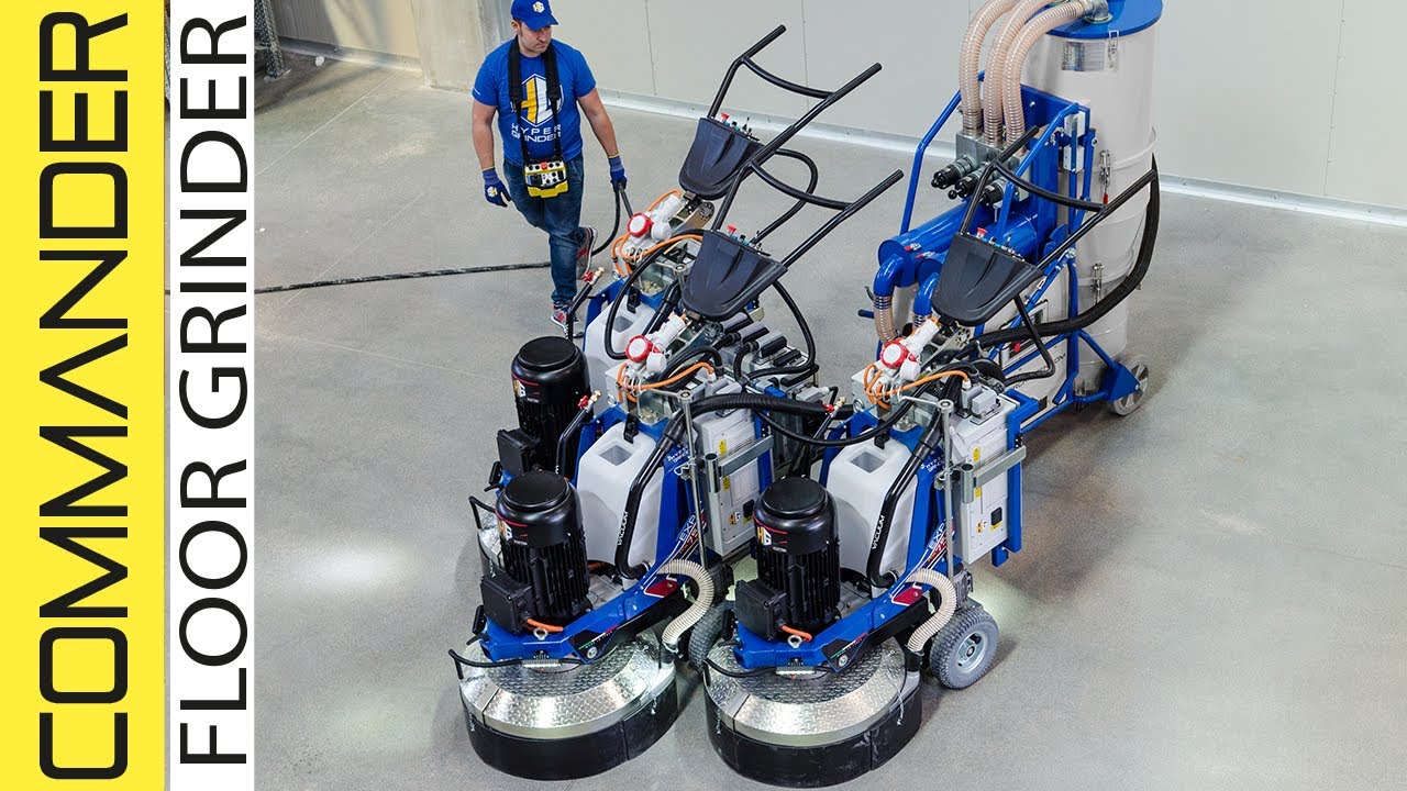 Floor Grinder Hyper Commander  NEW Floor grinders remote controlled  AUTOMATION TECHNOLOGY.